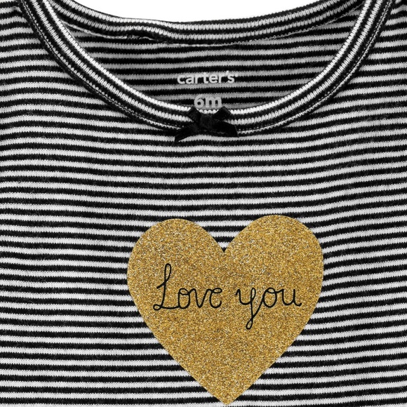 5 Pack Flutter Sleeve Baby Girl Diaper Shirts - Picture 8 of 8